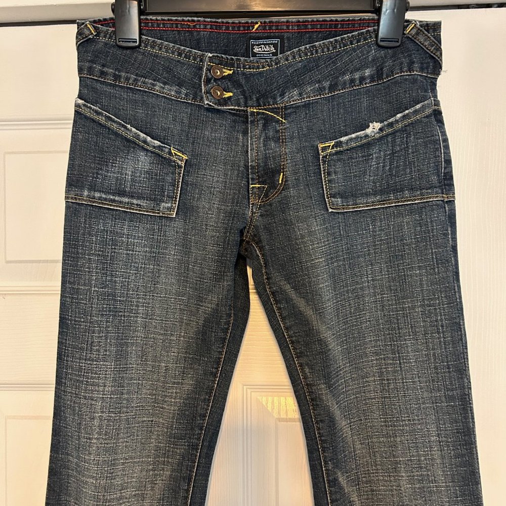 Y2K Von Dutch Jeans (low-rise, flare) Sz 27